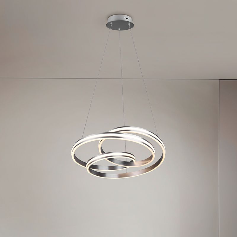 Nickel fönsterlampa modern, Elyse, 60W, justerbar ljusfärg LED