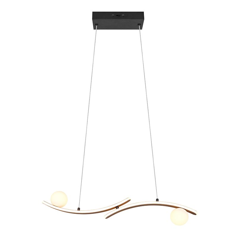 Svart fönsterlampa modern, Leonoor