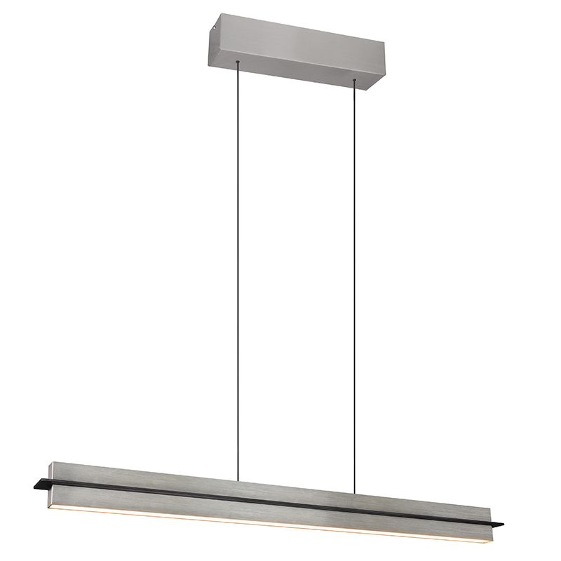 Nickel fönsterlampa modern, Joek, 22W, varm till kall vit justerbar LED, 3 stegs dimmer