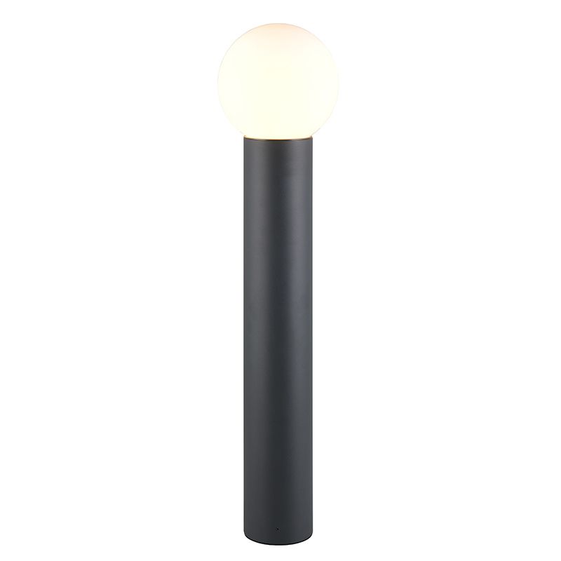 Antracit golvlampa utomhus med rörelsesensor modern, Ouarda, IP44