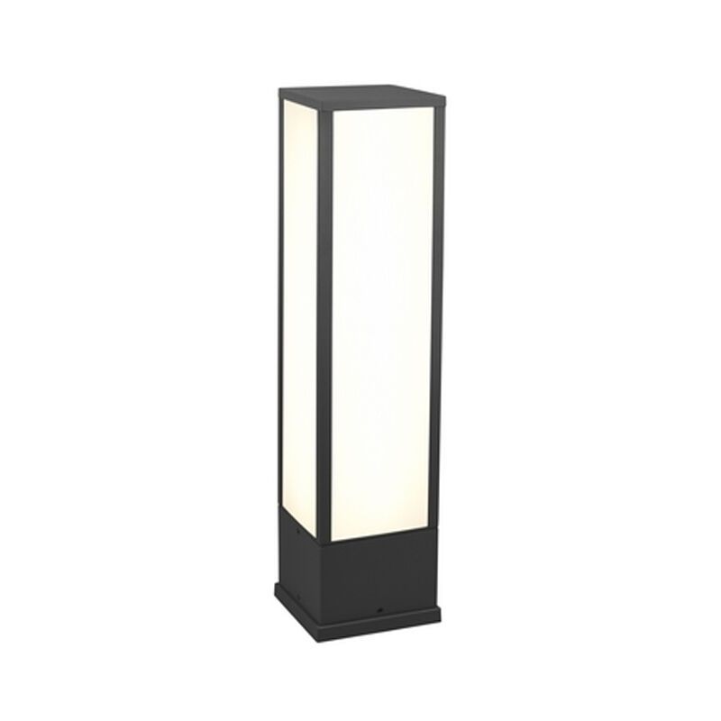 Antracit utelampa modern, Tessy, 15W, 3000K LED, IP54