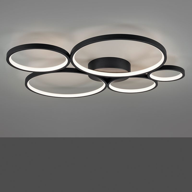 Svart plafond modern, Robon, 49W, 3000K LED
