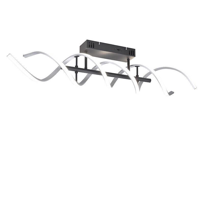 Krom taklampa design, Sylvian, 41W, varm till kall vit justerbar LED, 3 stegs dimmer Krom taklampa design, Sylvian, 41W, varm till kall vit justerbar LED, 3 stegs dimmer