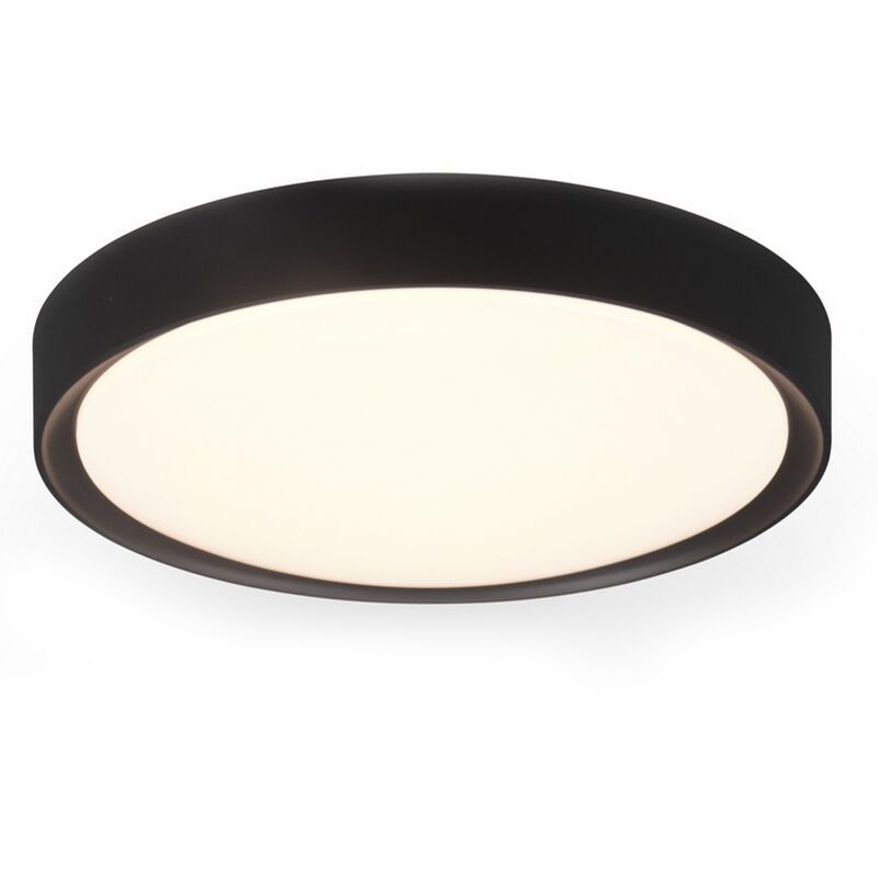 Vit taklampa badrum plast, Evelina, 18W, 3000K LED, IP44 Vit taklampa badrum plast, Evelina, 18W, 3000K LED, IP44