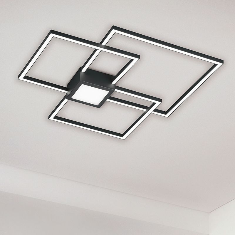 Antracit plafond modern, Kimoni, 38W, 3000K LED Antracit plafond modern, Kimoni, 38W, 3000K LED