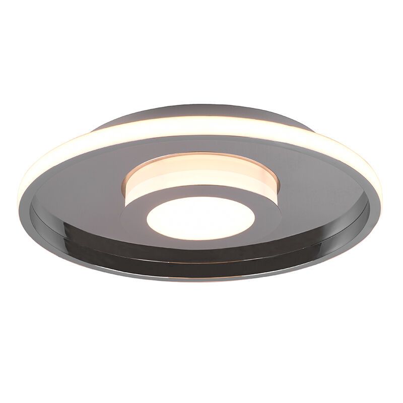 Krom taklampa badrum modern, Kayla, 35W, 3000K LED, IP44