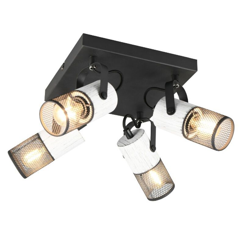 Svart spotlight tak vintage, Marjet