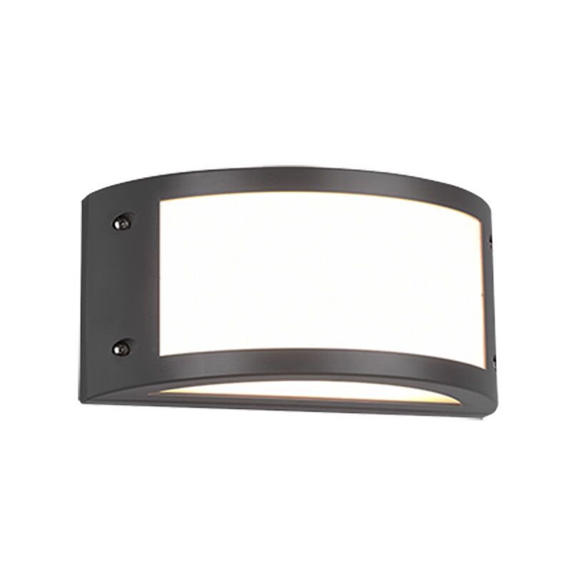Antracit utelampa modern, Ivo, 12W, 3000K LED, IP54 Antracit utelampa modern, Ivo, 12W, 3000K LED, IP54