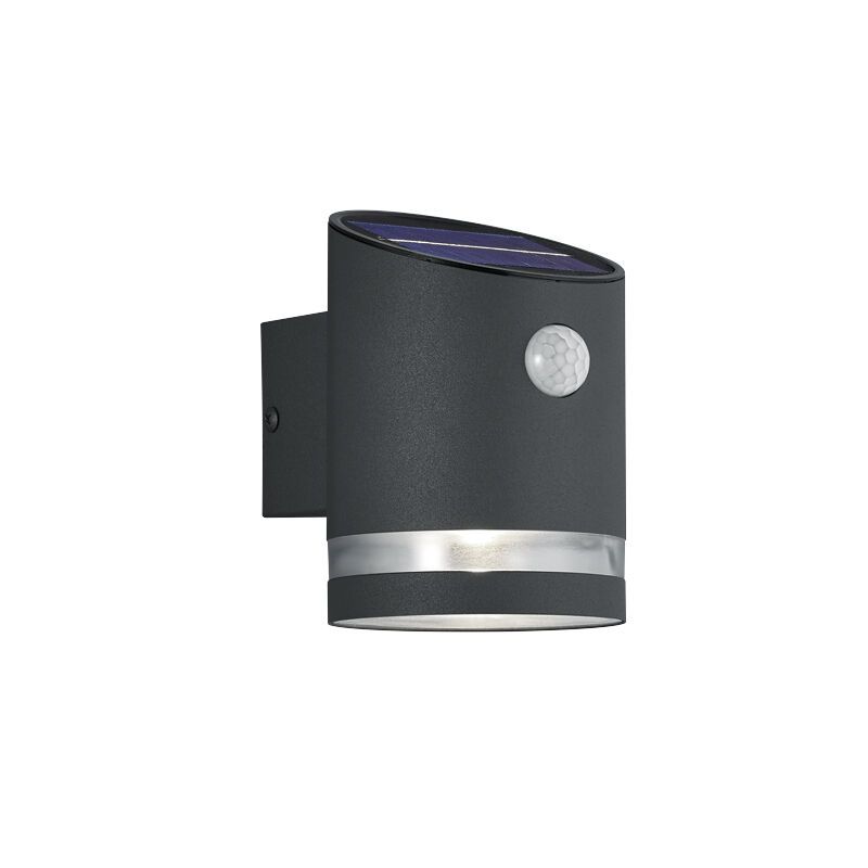 Antracit utomhus vägglampa med rörelsesensor modern, Suzan, 3W, 3000K LED, IP44 Antracit utomhus vägglampa med rörelsesensor modern, Suzan, 3W, 3000K LED, IP44
