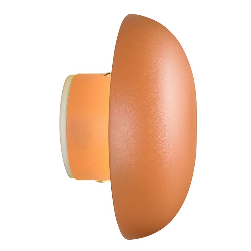 Orange uppladdningsbar vägglampa metall, Khaoula, 1,5W, 3000K LED, 3 stegs dimmer