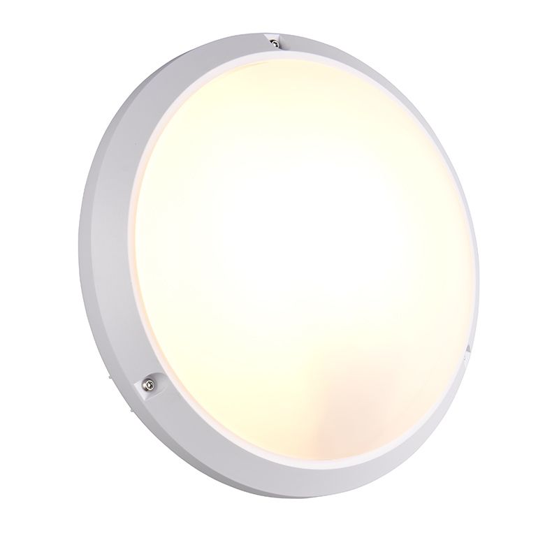 Vit utelampa plast, Nourdine, IP65