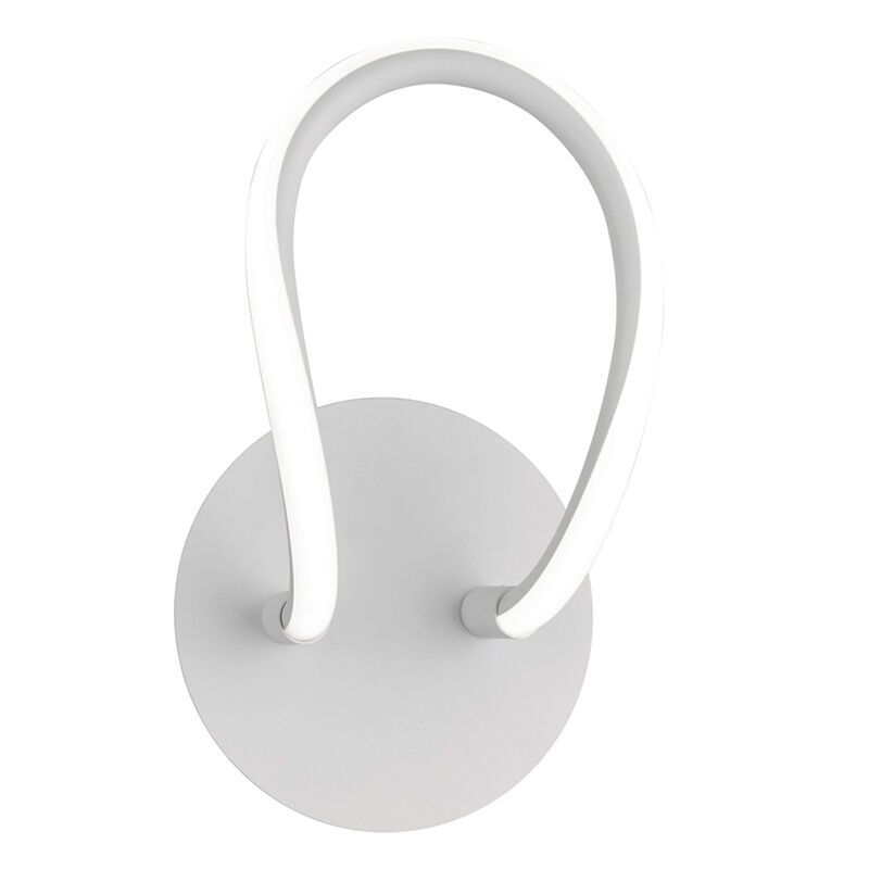 Vit vägglampa design, Marell, 11W, 4000K LED, 3 stegs dimmer Vit vägglampa design, Marell, 11W, 4000K LED, 3 stegs dimmer