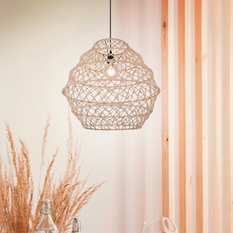 Brun fönsterlampa rustik, Liduina