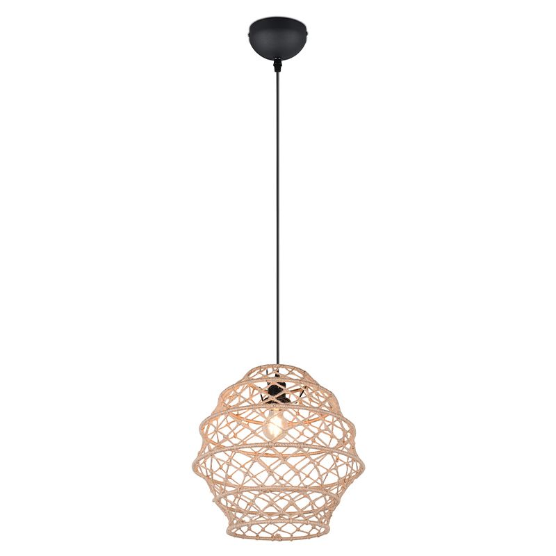 Brun fönsterlampa rustik, Liduina