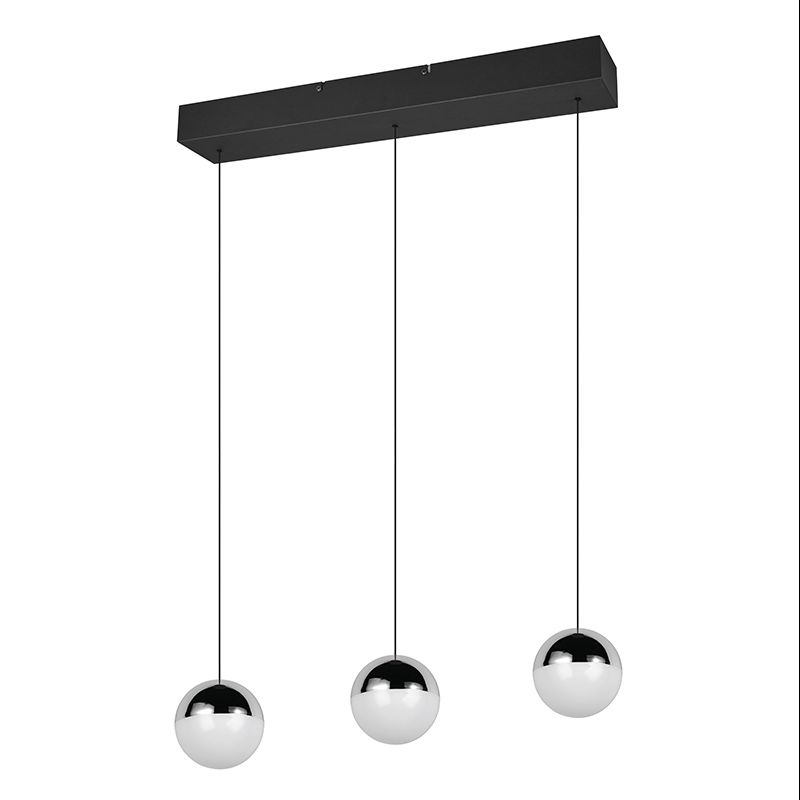 Krom fönsterlampa modern, Rigtje