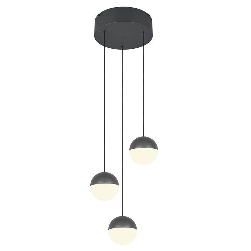 Antracit fönsterlampa modern, Rigtje