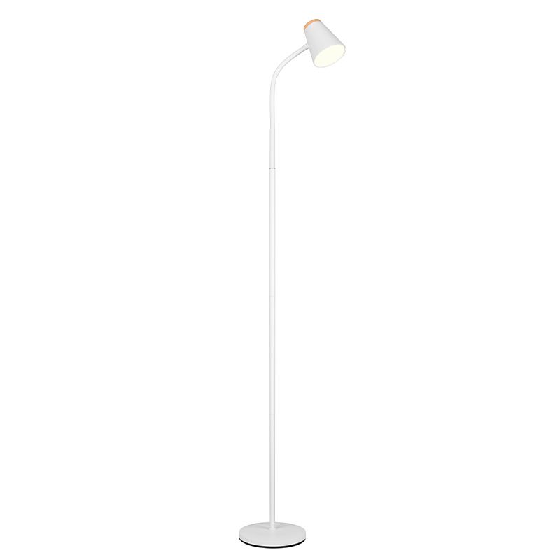 Vit golvlampa modern, Rahul, 4,5W, 3000K LED, med brytare