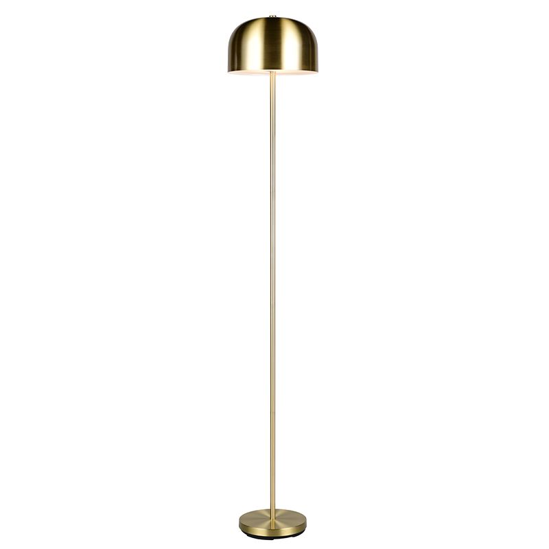 Mässing uppladdningsbar golvlampa modern, Dustin, 2,5W, 3000K LED, 3 stegs dimmer