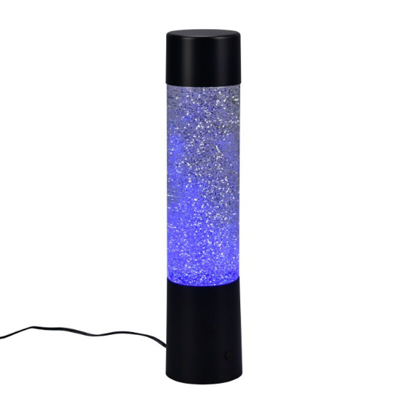 Svart bordslampa modern, Umar, 1W, RGB LED, med brytare Svart bordslampa modern, Umar, 1W, RGB LED, med brytare