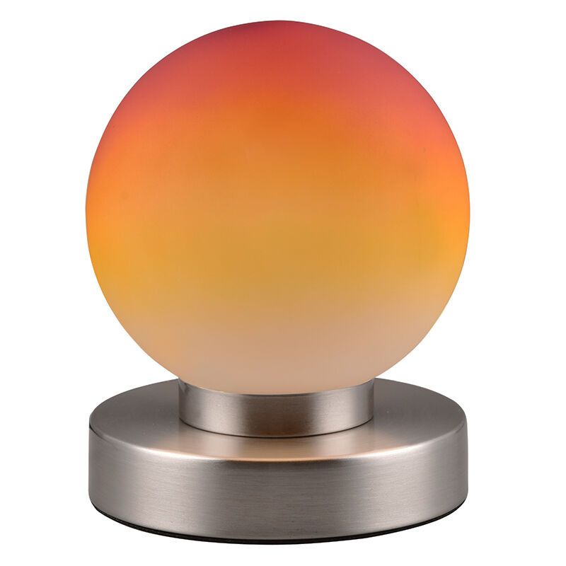 Nickel bordslampa metall, Serdal, med brytare