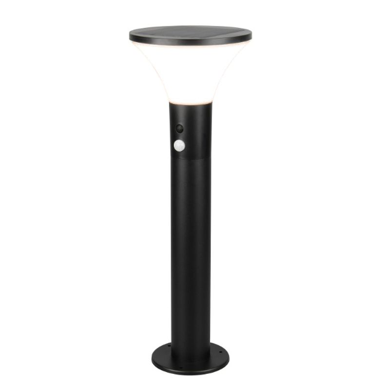 Svart golvlampa utomhus solcell modern, Nebahat, 3W, 4000K LED, IP44 Svart golvlampa utomhus solcell modern, Nebahat, 3W, 4000K LED, IP44