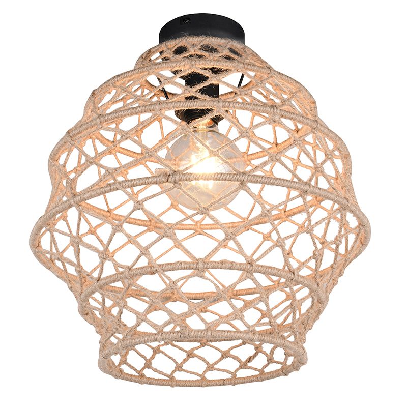 Brun taklampa rustik, Liduina