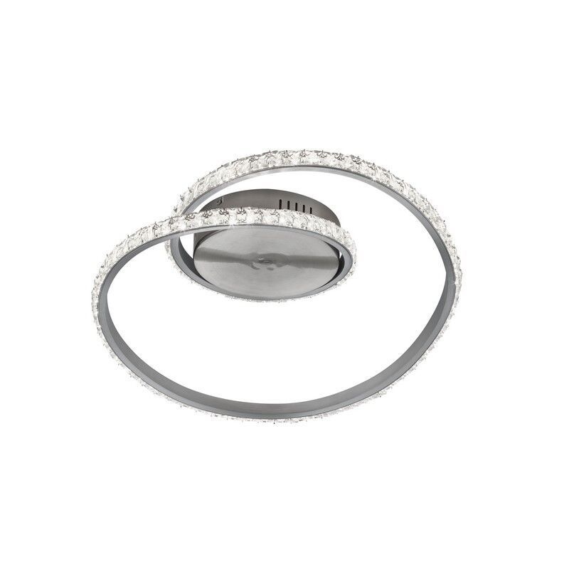 Transparent plafond modern, Salim, 19W, RGBW LED, met fjärrkontroll