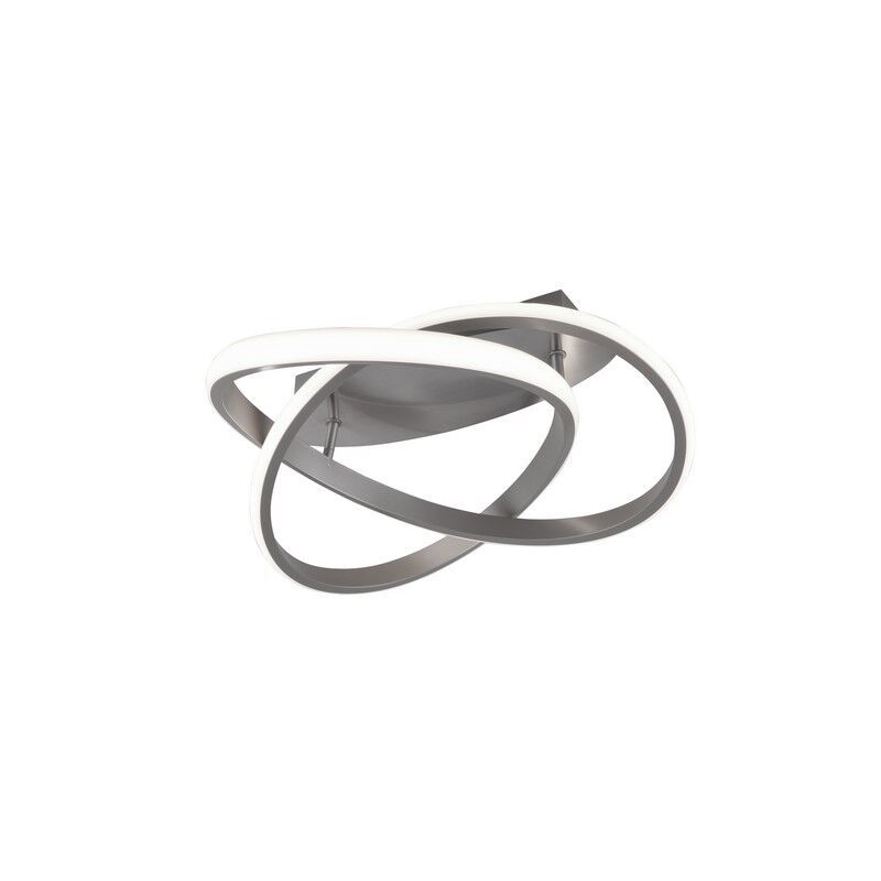 Nickel plafond modern, Sanura, 18W, 3000K LED Nickel plafond modern, Sanura, 18W, 3000K LED