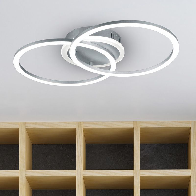Taupe plafond modern, Semira, 25W, 3000K LED