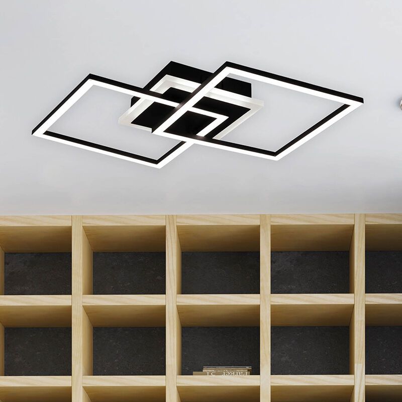 Svart plafond modern, Semira, 25W, 3000K LED