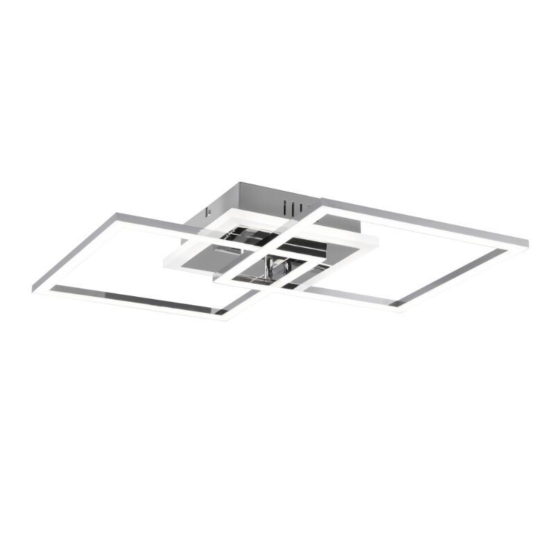 Krom plafond modern, Semira, 25W, 4000K LED, 3 stegs dimmer