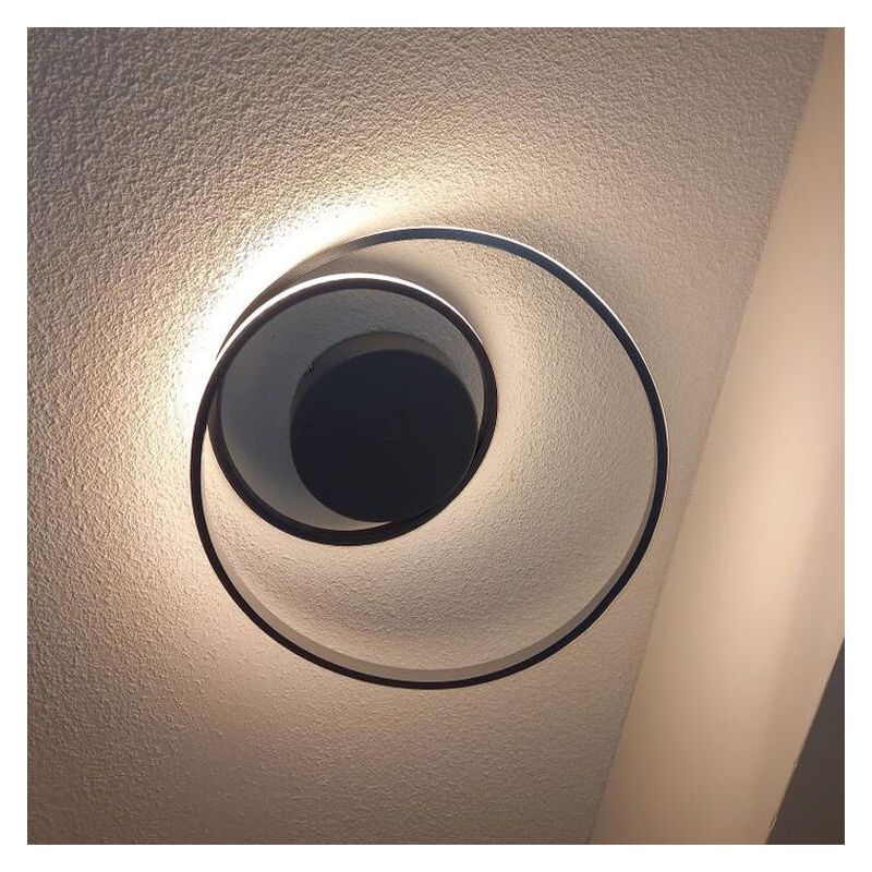 Taupe plafond modern, Sassandra, 22W, 3000K LED, 3 stegs dimmer