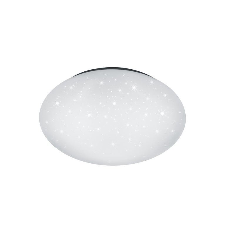 Vit plafond modern, Neda, 18W, varm till kall vit justerbar LED, met fjärrkontroll Vit plafond modern, Neda, 18W, varm till kall vit justerbar LED, met fjärrkontroll