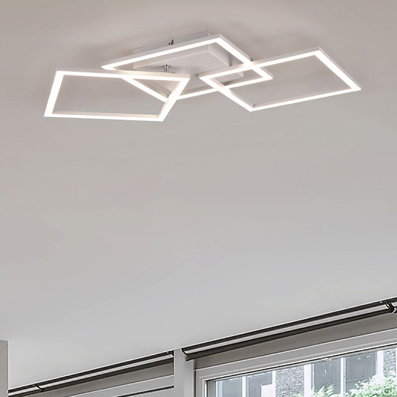 Vit plafond modern, Margaux, 31W, 4000K LED Vit plafond modern, Margaux, 31W, 4000K LED