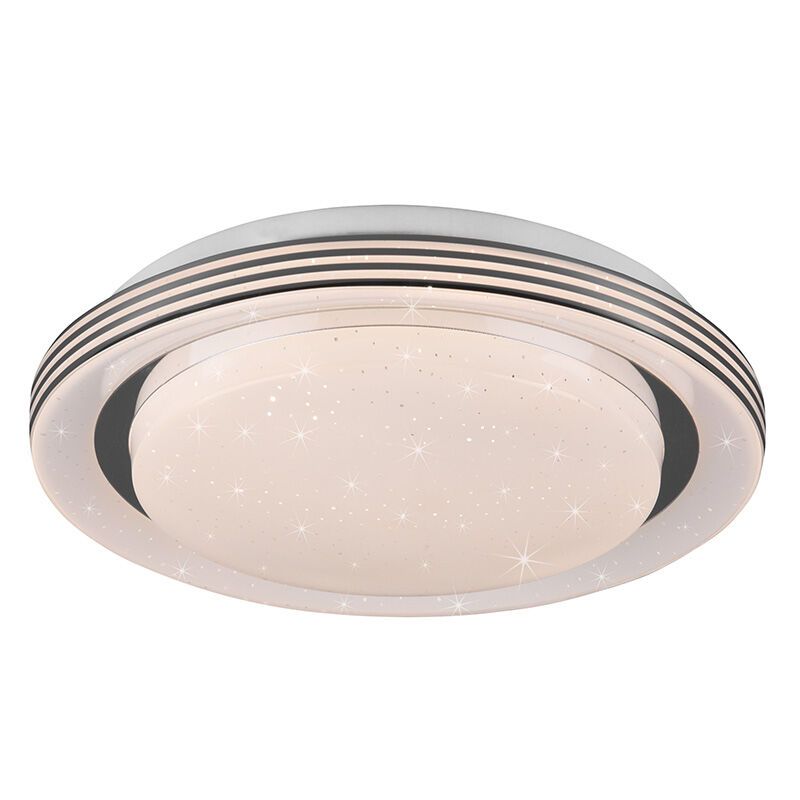 Vit plafond modern, Alpha, 10,5W, varm till kall vit justerbar LED, met fjärrkontroll Vit plafond modern, Alpha, 10,5W, varm till kall vit justerbar LED, met fjärrkontroll