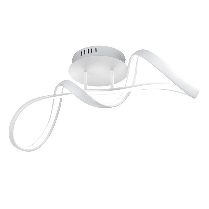 Vit taklampa design, Renso, 28W, 4000K LED, 3 stegs dimmer