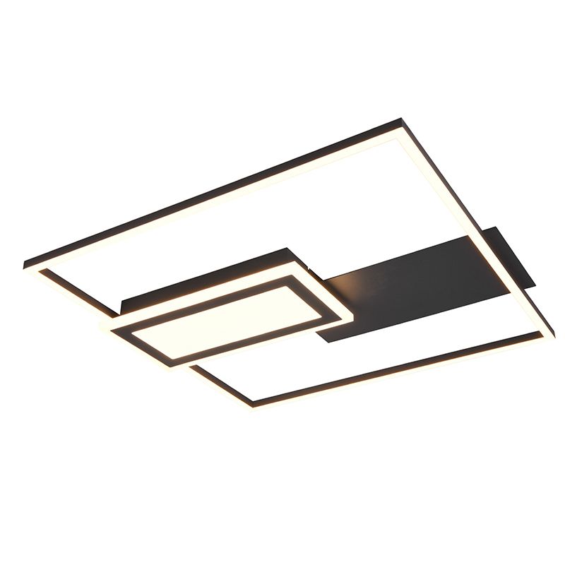 Svart plafond design, Shun, 32W, varm till kall vit justerbar LED
