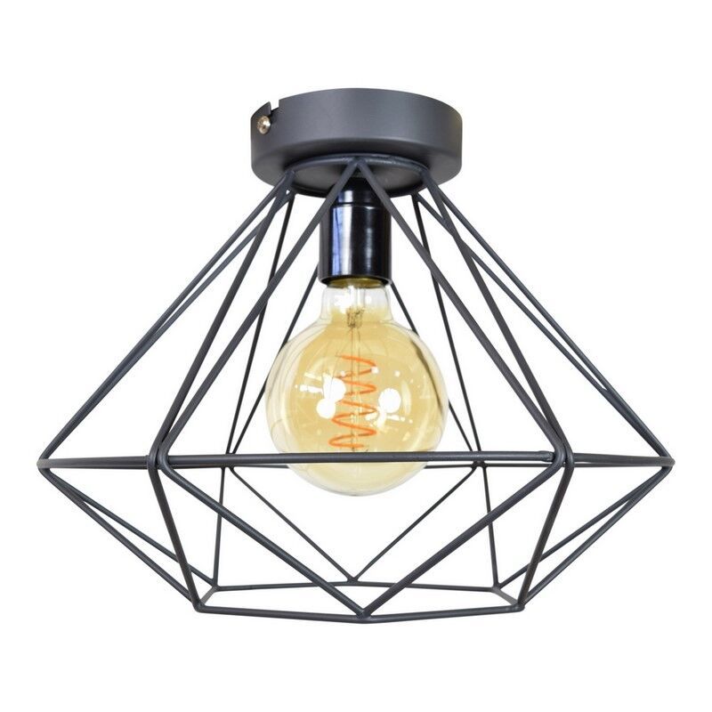 Industri taklampa svart, Merlon