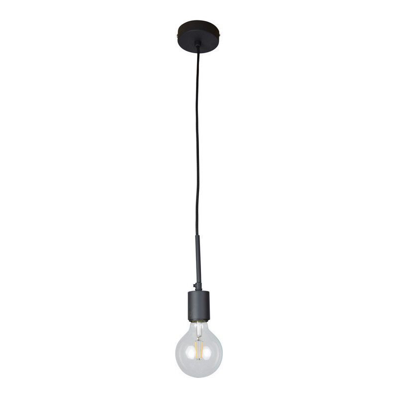 Industri fönsterlampa utan skärm svart, Bolb
