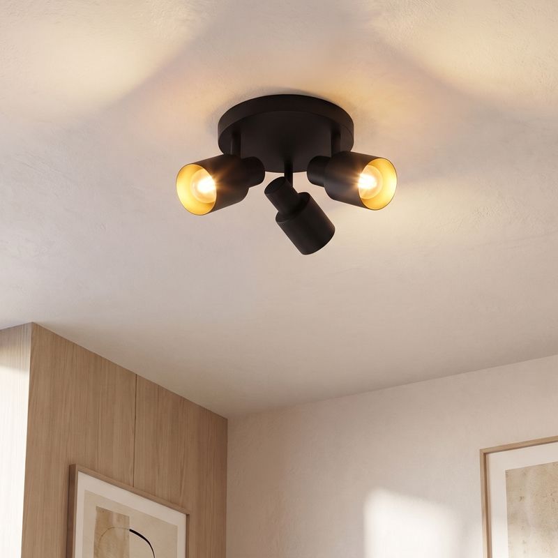 Aluminium spotlight tak svart, Eleno