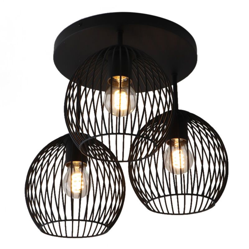 Industri taklampa svart, Wiro