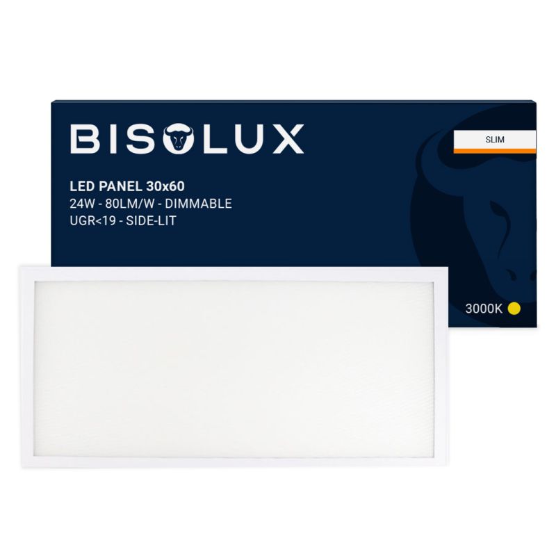 Bisolux Master LED 30x60 panel, 24W, 3000K Bisolux Master LED 30x60 panel, 24W, 3000K