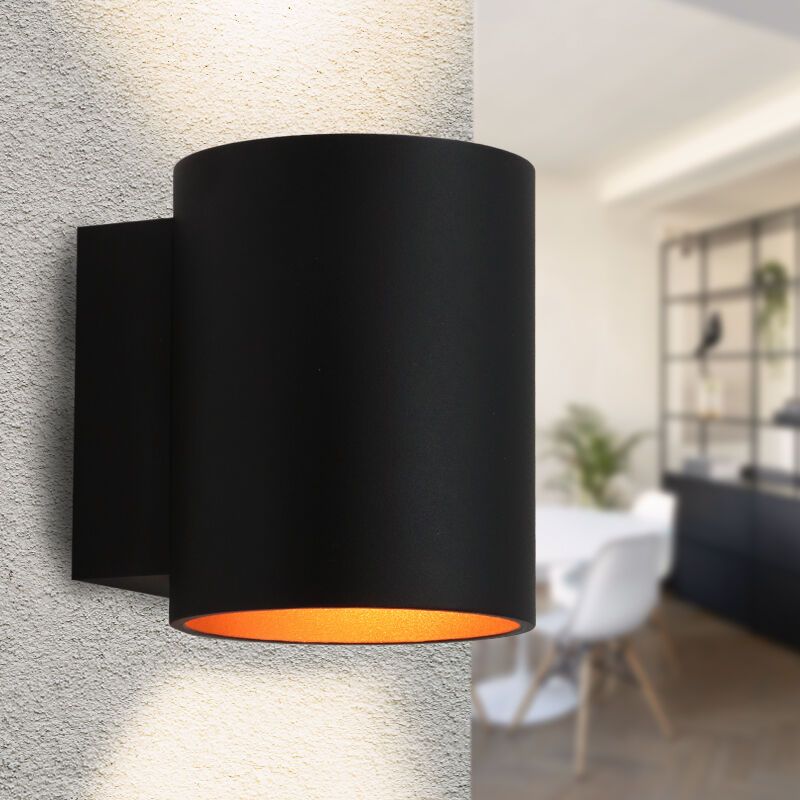 Modern up down vägglampa guld, Dalila