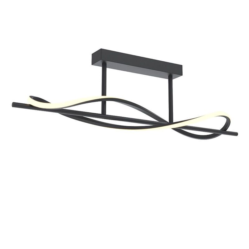 Modern taklampa svart, Levon, 30W, 3000K LED, 3 stegs dimmer Modern taklampa svart, Levon, 30W, 3000K LED, 3 stegs dimmer