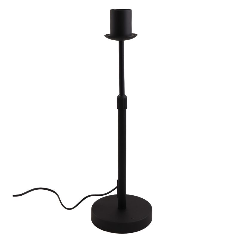 Aluminium bordslampa utan skärm svart, Rika