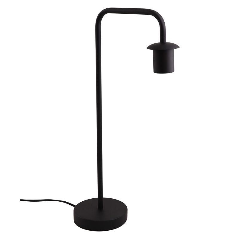 Aluminium bordslampa utan skärm svart, Rika