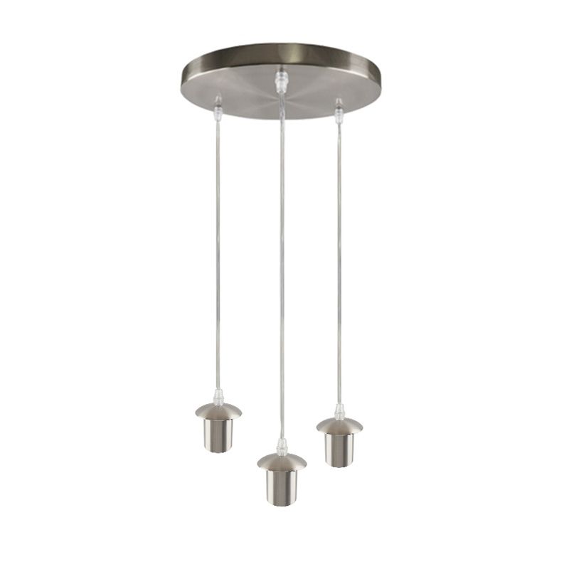 Aluminium fönsterlampa utan skärm krom, Rika