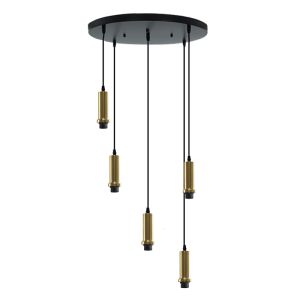 Aluminium fönsterlampa utan skärm guld, Rika