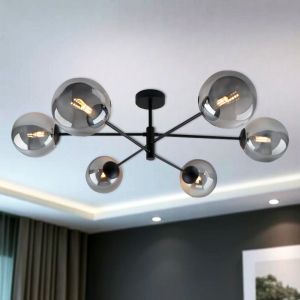 Design taklampa grå, Remo