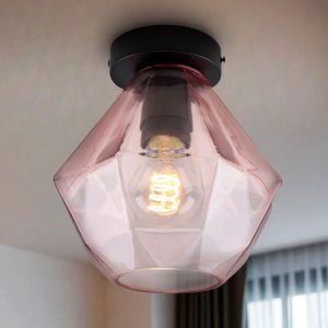 Retro taklampa rosa, Anoek